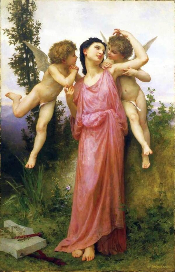 Pensamientos tiernos – William Bouguereau William Bouguereau mx.artemisreproduction.com