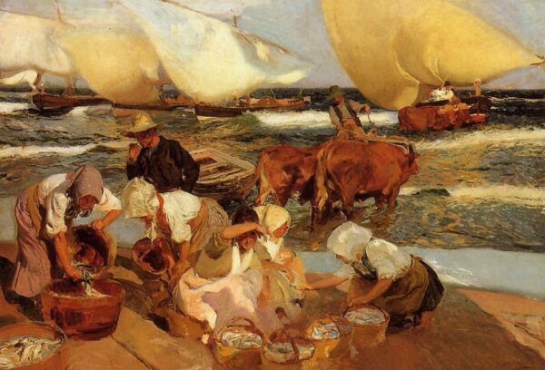 Playa en Valencia – Sorolla Joaquín Sorolla mx.artemisreproduction.com