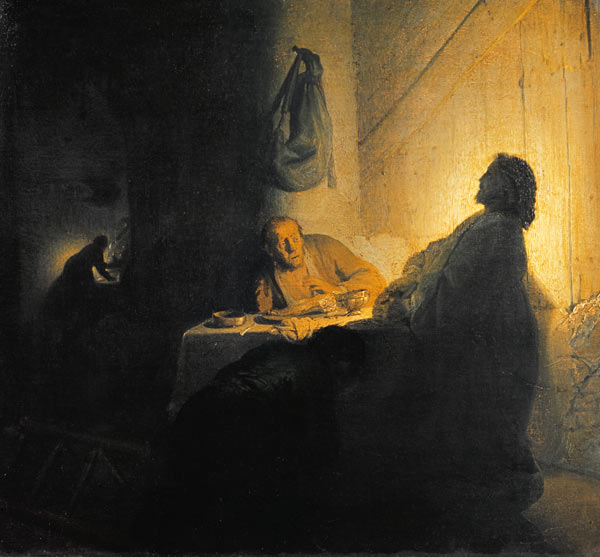 El Cristo resucitado junto a Emmaús – Rembrandt van Rijn Rembrandt van Rijn mx.artemisreproduction.com