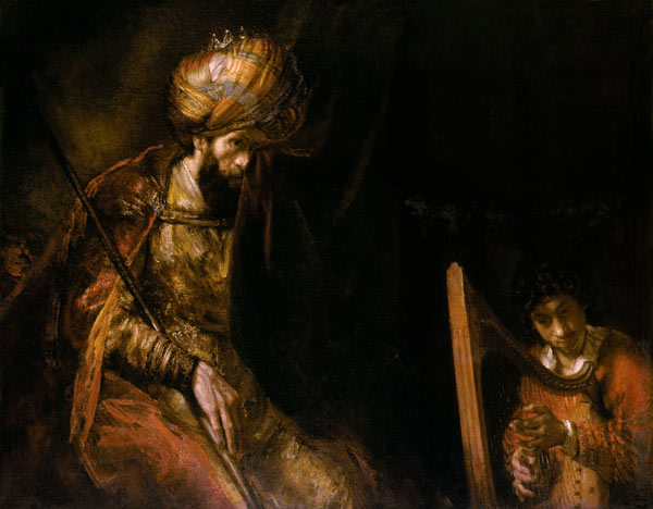 David toca la arpa frente a Saúl – Rembrandt van Rijn Rembrandt van Rijn mx.artemisreproduction.com