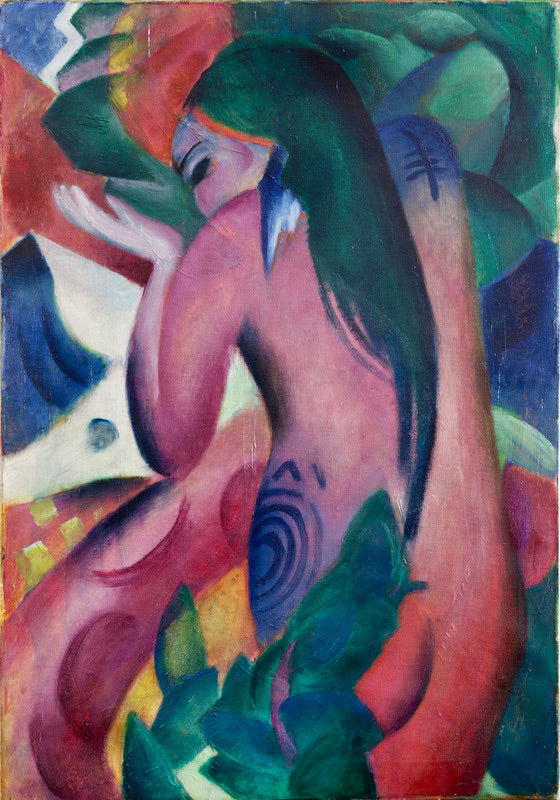 Mujer roja – Franz Marc Franz Marc mx.artemisreproduction.com