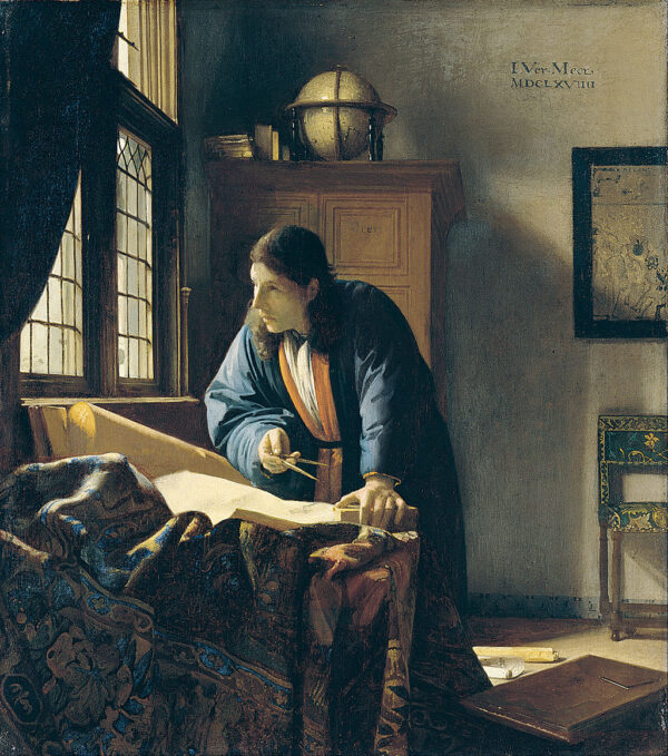 El Geógrafo – Johannes Vermeer Johannes Vermeer mx.artemisreproduction.com