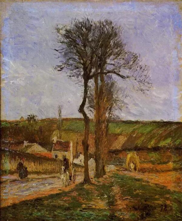 Cerca de Pontoise – Camille Pissarro Camille Pissarro mx.artemisreproduction.com