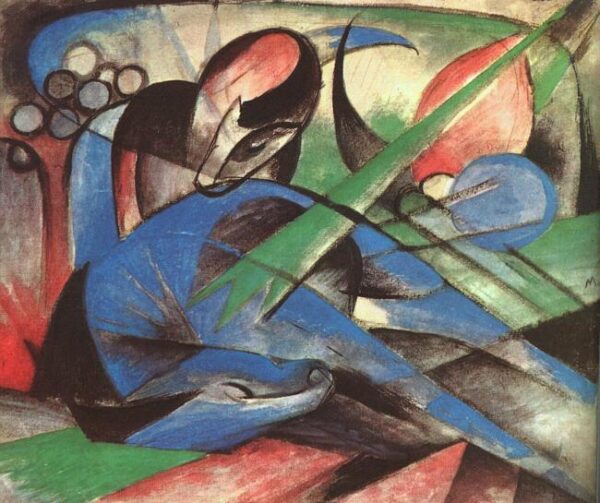 Caballo soñador – Franz Marc Franz Marc mx.artemisreproduction.com