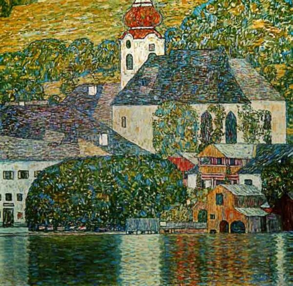 La iglesia de San Wolfgang – Gustav Klimt Gustav Klimt mx.artemisreproduction.com