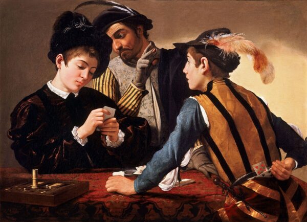 Los tramposos – Caravaggio Caravaggio mx.artemisreproduction.com