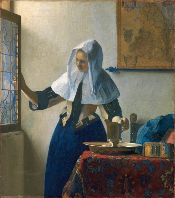 Joven mujer con la jarra – Johannes Vermeer Johannes Vermeer mx.artemisreproduction.com