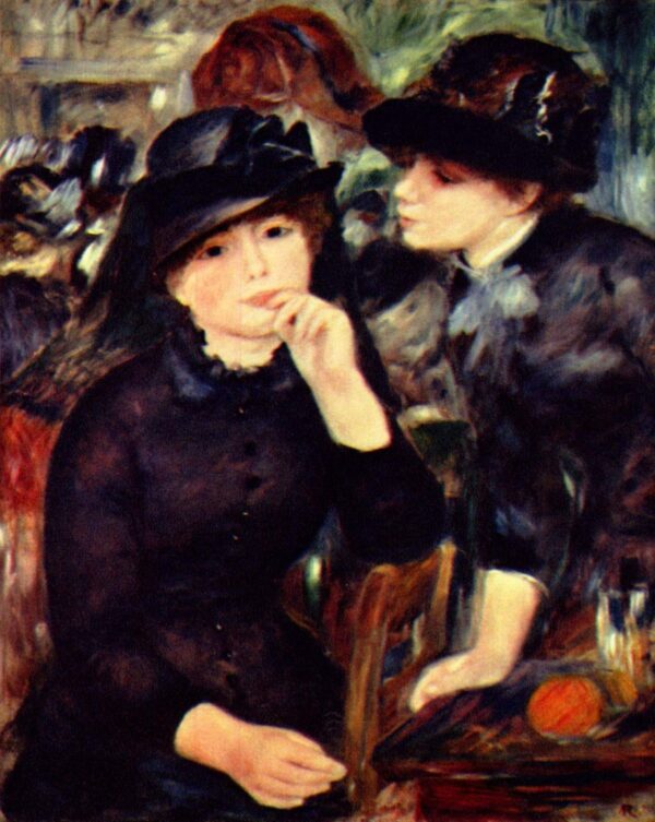 Chicas jóvenes de negro – Pierre-Auguste Renoir Pierre-Auguste Renoir mx.artemisreproduction.com