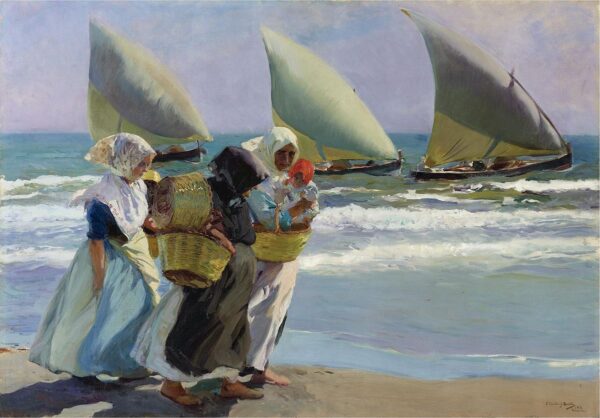 Las tres velas – Sorolla Joaquín Sorolla mx.artemisreproduction.com