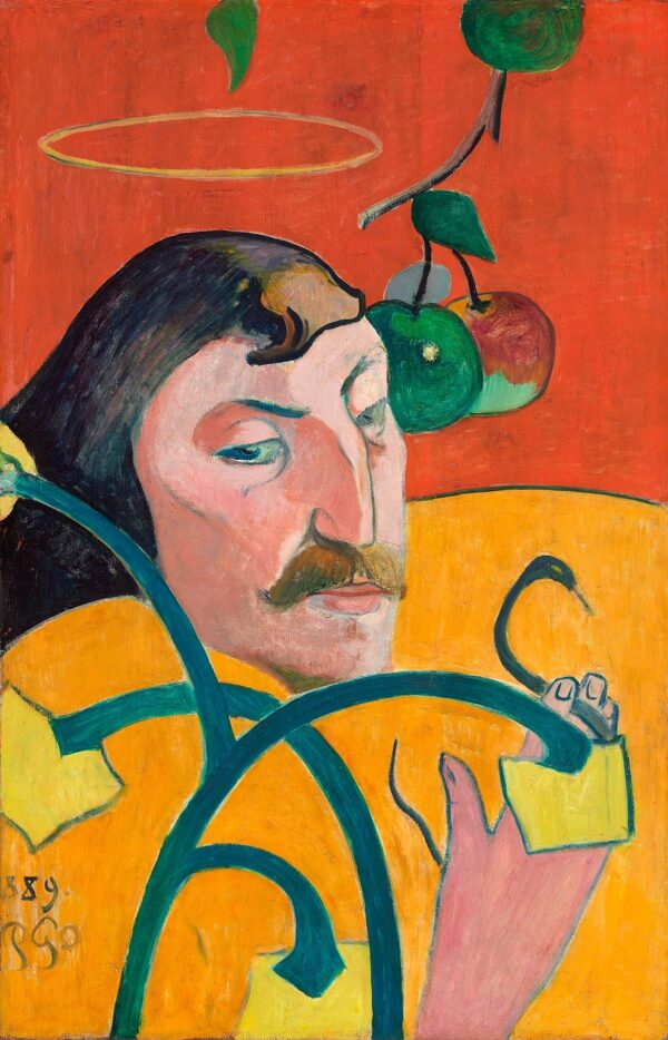 Autorretrato con nimbo – Paul Gauguin Paul Gauguin mx.artemisreproduction.com