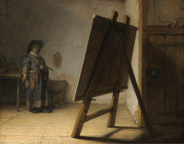 El pintor en su taller – Rembrandt van Rijn Rembrandt van Rijn mx.artemisreproduction.com