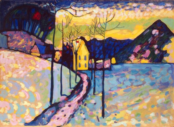 Paisaje de invierno – Vassily Kandinsky Vasili Kandinski mx.artemisreproduction.com