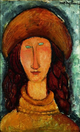 Jeanne Hebuterne en suéter – Amadeo Modigliani mx.artemisreproduction.com