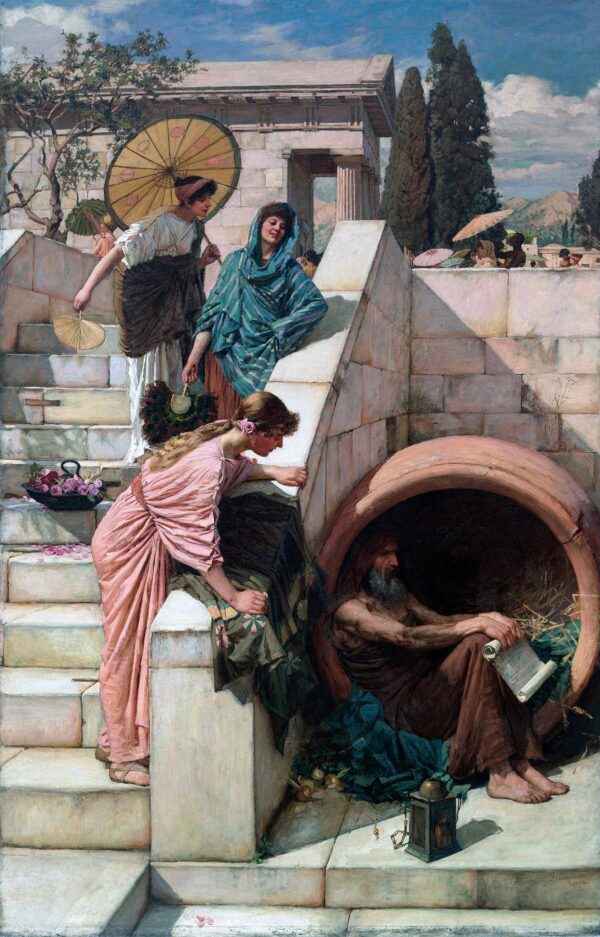 Diogenes – John William Waterhouse John William Waterhouse mx.artemisreproduction.com