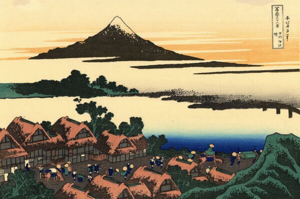 El amanecer en Isawa en la provincia de Kai – Katsushika Hokusai Katsushika Hokusai mx.artemisreproduction.com