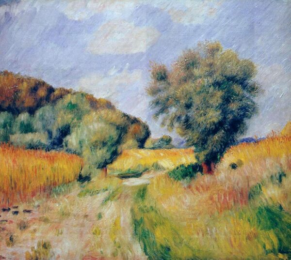 Campos de trigo 1885 – Pierre-Auguste Renoir Pierre-Auguste Renoir mx.artemisreproduction.com