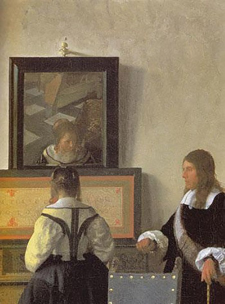 El detalle de la lección de música – Johannes Vermeer Johannes Vermeer mx.artemisreproduction.com