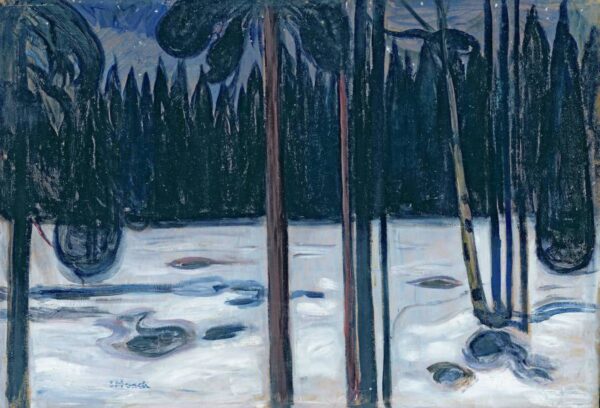 Paisaje de invierno, 1910 – Edvard Munch Edvard Munch mx.artemisreproduction.com