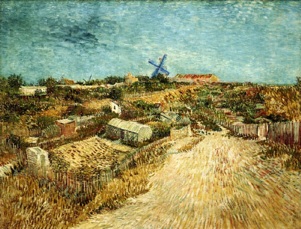 Jardines de hortalizas de Montmartre – Van Gogh Vincent Van Gogh mx.artemisreproduction.com