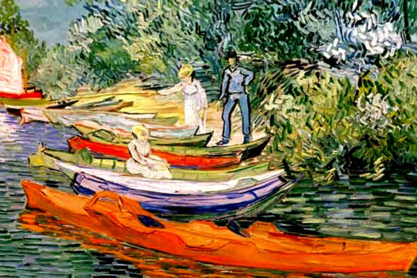 A la orilla del Oise en Auvers – Van Gogh Vincent Van Gogh mx.artemisreproduction.com