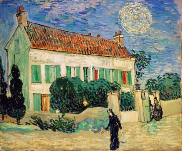 La Casa Blanca, la noche – Van Gogh Vincent Van Gogh mx.artemisreproduction.com