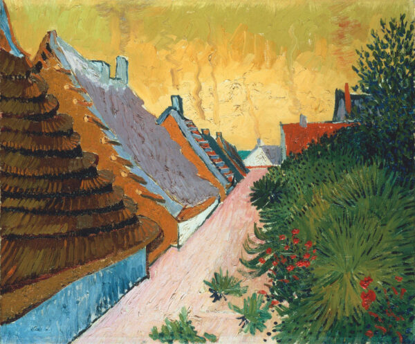 Fermettes en las Saintes-Maries – Van Gogh Vincent Van Gogh mx.artemisreproduction.com