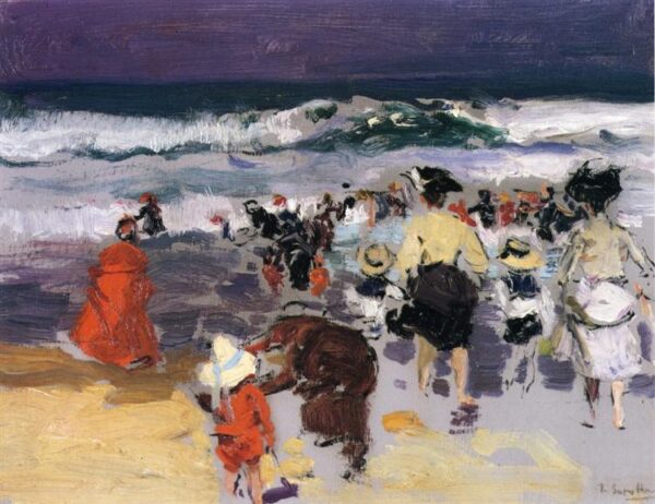 La playa de Biarritz – Sorolla Joaquín Sorolla mx.artemisreproduction.com