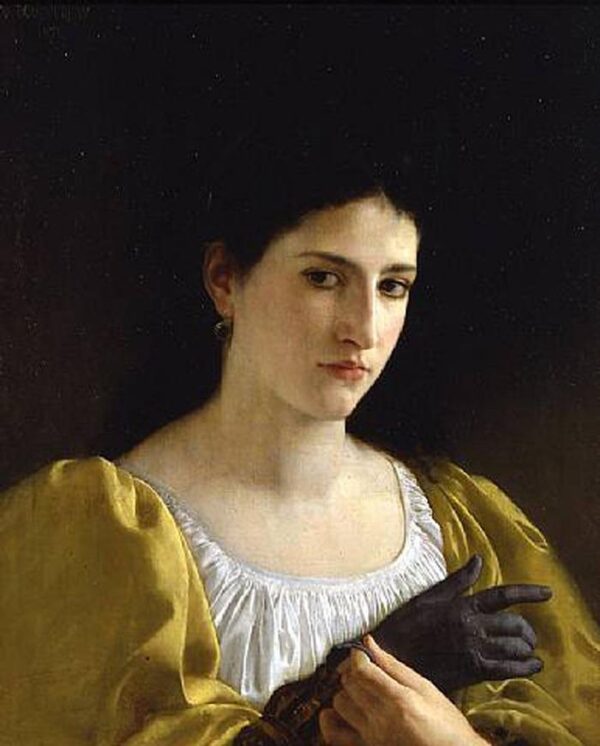 Dame al guante – William Bouguereau William Bouguereau mx.artemisreproduction.com