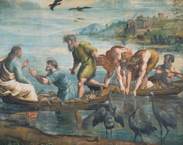 El sorteo milagroso de los peces – Raphaël (pintor) Rafael Sanzio mx.artemisreproduction.com