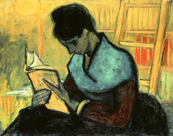 La lectora de novelas – Van Gogh Vincent Van Gogh mx.artemisreproduction.com