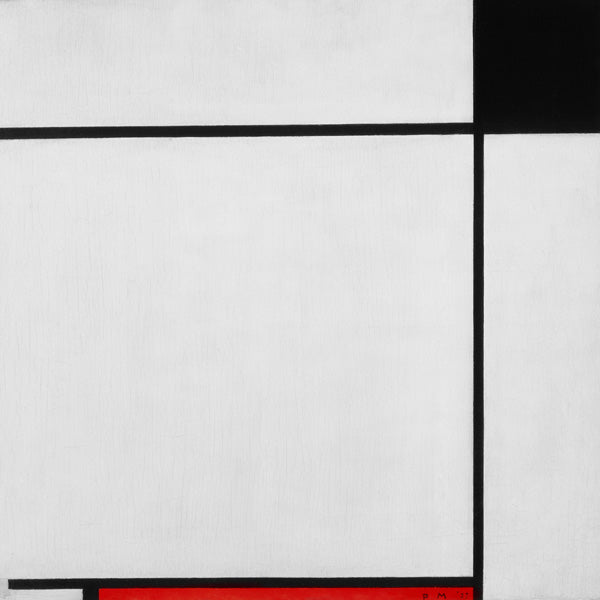 Composición con negro, rojo y gris – Mondrian Piet Mondrian mx.artemisreproduction.com