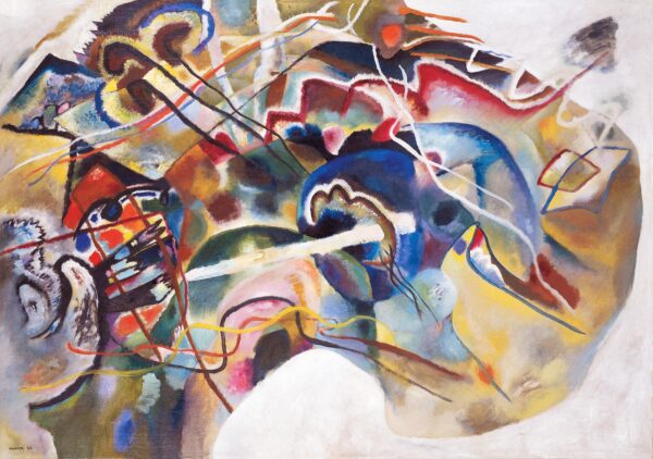 Pintura con un borde blanco – Vassily Kandinsky Vasili Kandinski mx.artemisreproduction.com