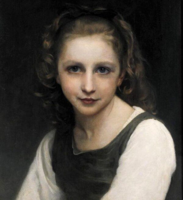 Retrato de una joven de William Bouguereau William Bouguereau mx.artemisreproduction.com