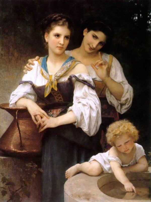 El secreto – William Bouguereau William Bouguereau mx.artemisreproduction.com