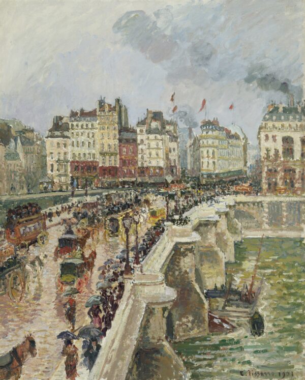 El puente nuevo – Camille Pissarro Camille Pissarro mx.artemisreproduction.com