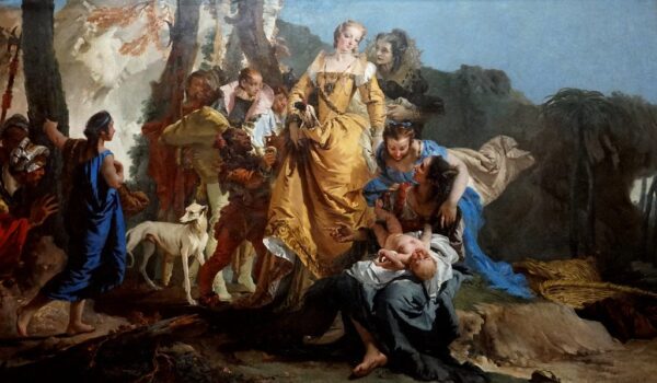 La descubrimiento del niño Moisés – Giovanni Battista Tiepolo mx.artemisreproduction.com