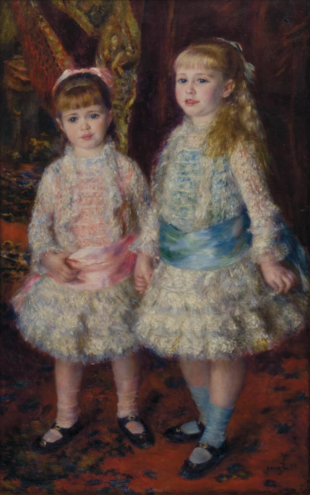 Rosa y azul o, Las chicas de Cahen d’Anvers – Pierre-Auguste Renoir Pierre-Auguste Renoir mx.artemisreproduction.com