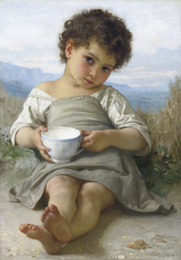 La taza de leche – William Bouguereau William Bouguereau mx.artemisreproduction.com