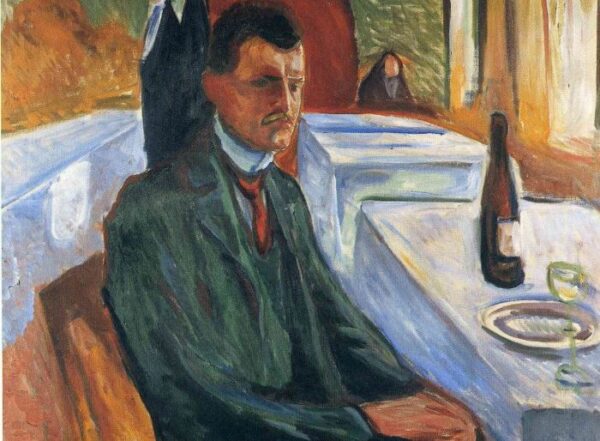 Autorretrato en Weimar – Edvard Munch Edvard Munch mx.artemisreproduction.com