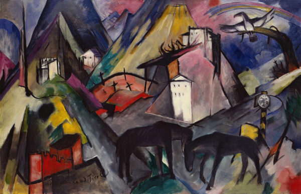 El desafortunado país del Tirol – Franz Marc Franz Marc mx.artemisreproduction.com