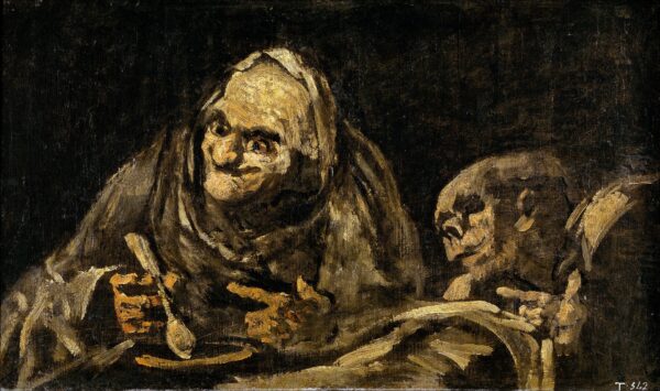 Dos viejos comiendo – Francisco de Goya Francisco de Goya mx.artemisreproduction.com