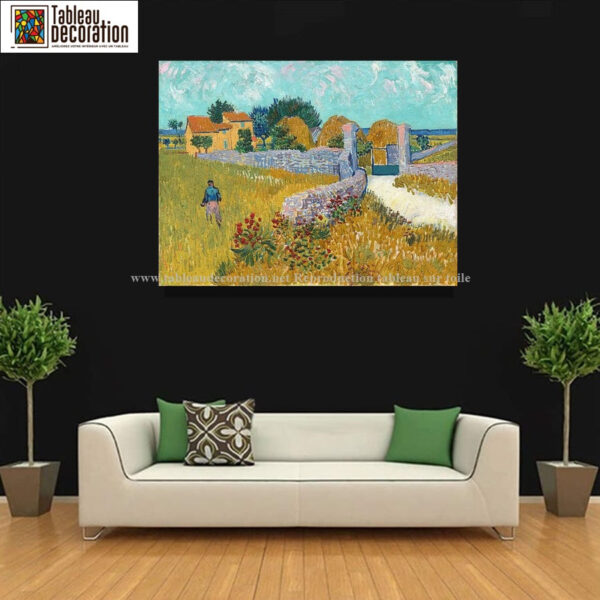 Granja en Provenza – Van Gogh Vincent Van Gogh mx.artemisreproduction.com 3