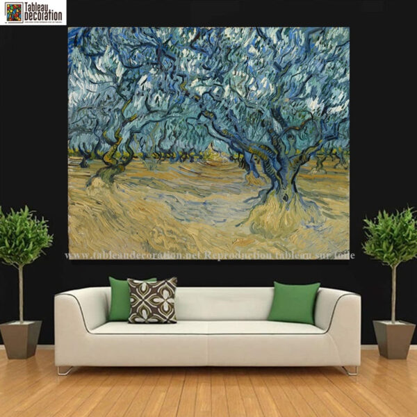 El campo de olivos – Van Gogh Vincent Van Gogh mx.artemisreproduction.com 6