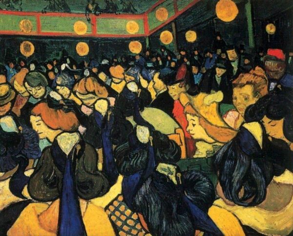 Sala de baile en Arles – Van Gogh Vincent Van Gogh mx.artemisreproduction.com