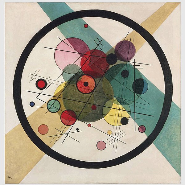 Círculos en un círculo – Vassily Kandinsky Vasili Kandinski mx.artemisreproduction.com