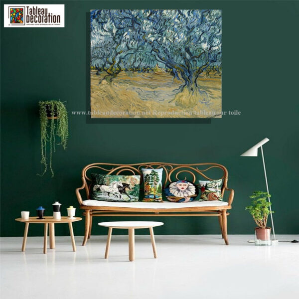 El campo de olivos – Van Gogh Vincent Van Gogh mx.artemisreproduction.com 3