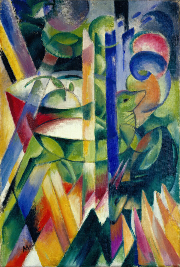 Las pequeñas cabras de montaña – Franz Marc Franz Marc mx.artemisreproduction.com