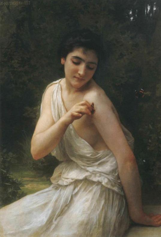 El mariposa – William Bouguereau William Bouguereau mx.artemisreproduction.com