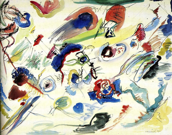 Acuarela abstracta – Vassily Kandinsky Vasili Kandinski mx.artemisreproduction.com