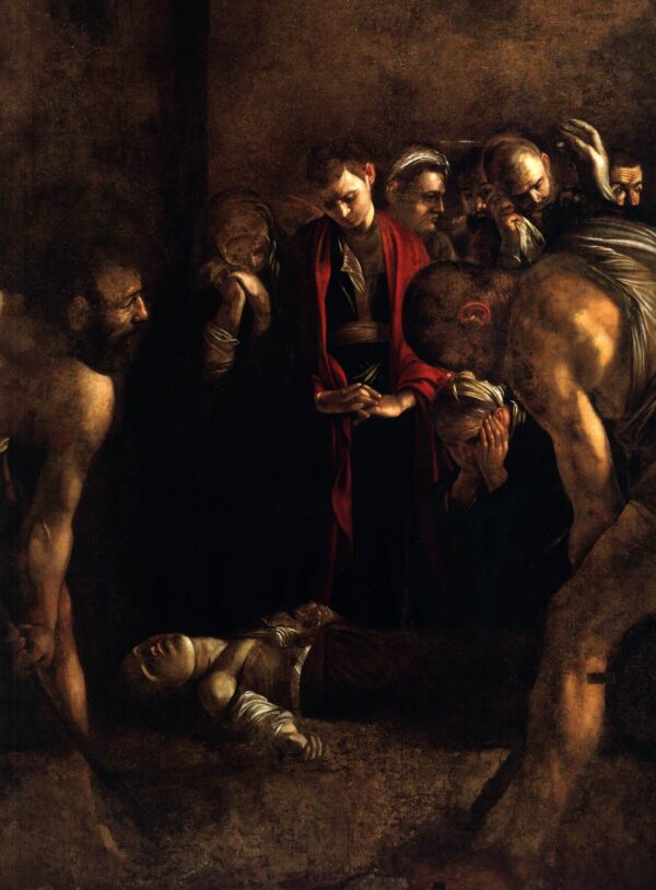 Sepulcro de Santa Lucía 1608 – Caravaggio Caravaggio mx.artemisreproduction.com